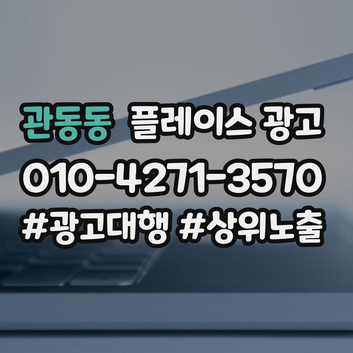 관동동 플레이스 광고