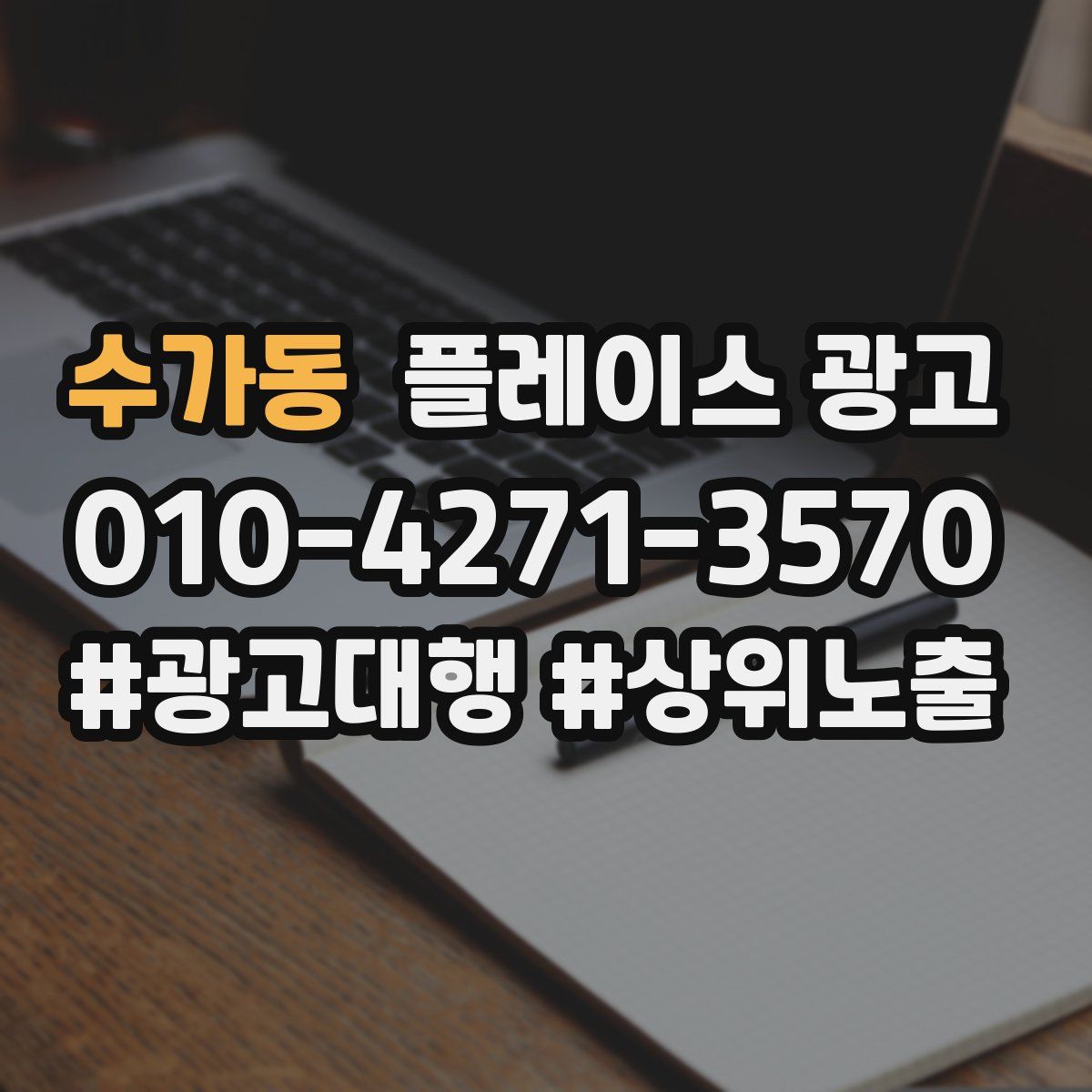 수가동 플레이스 광고