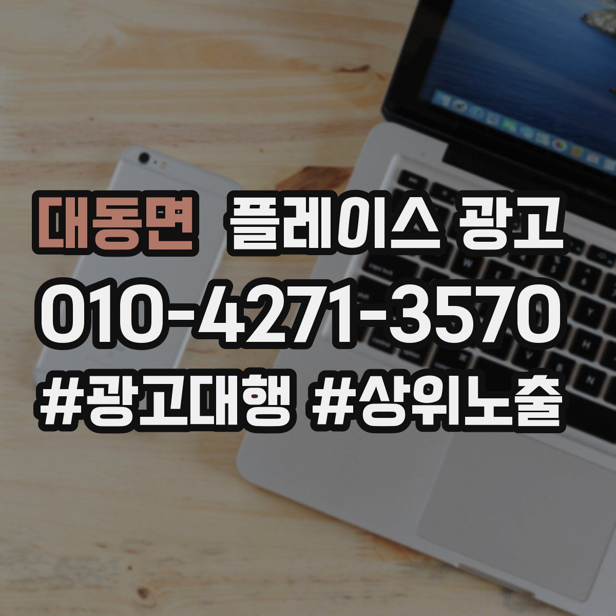 대동면 플레이스 광고