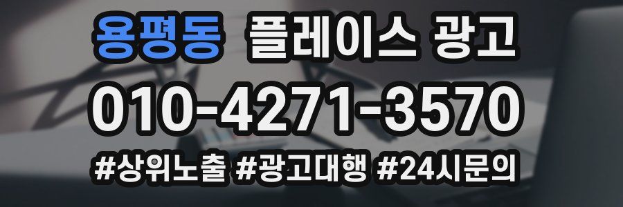 용평동 플레이스 광고