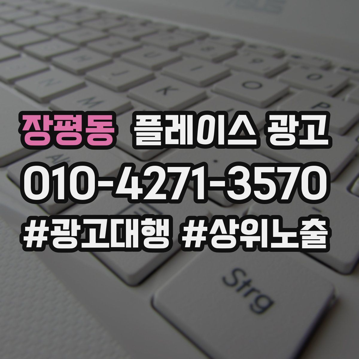 장평동 플레이스 광고