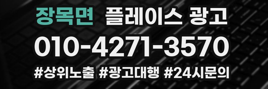 장목면 플레이스 광고