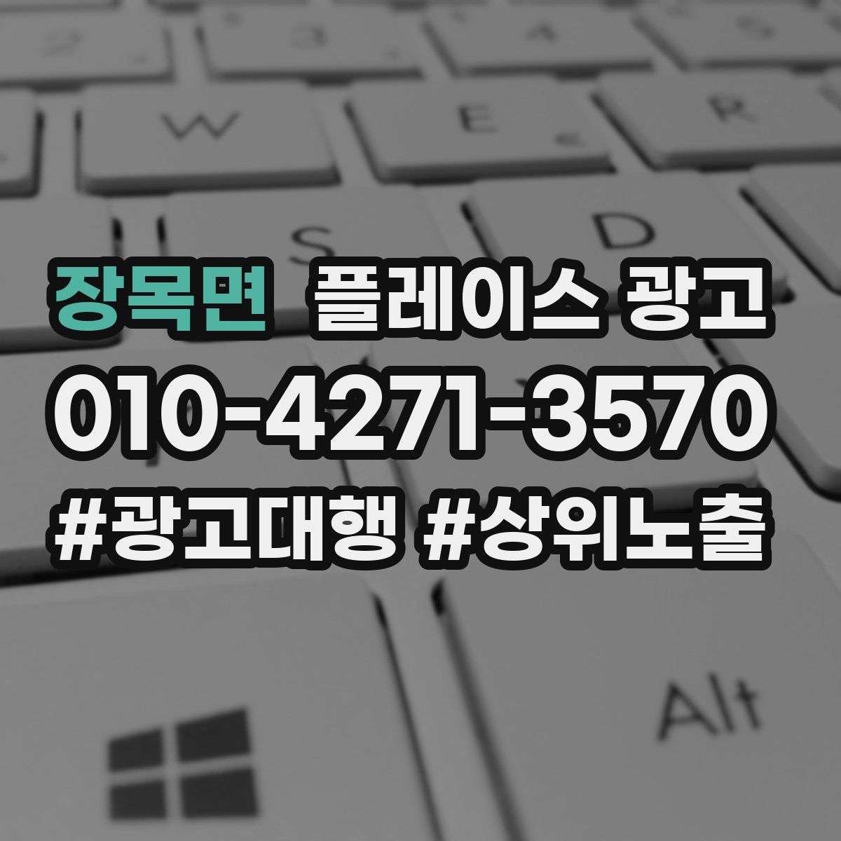 장목면 플레이스 광고