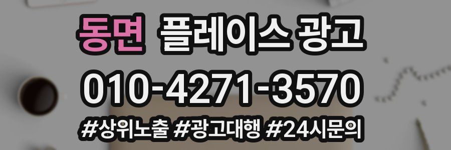 동면 플레이스 광고