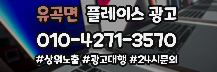 유곡면 플레이스 광고