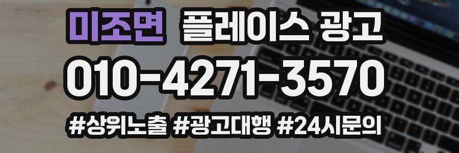 미조면 플레이스 광고