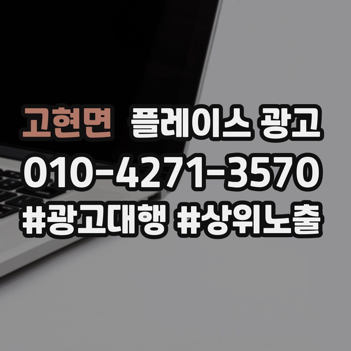 고현면 플레이스 광고