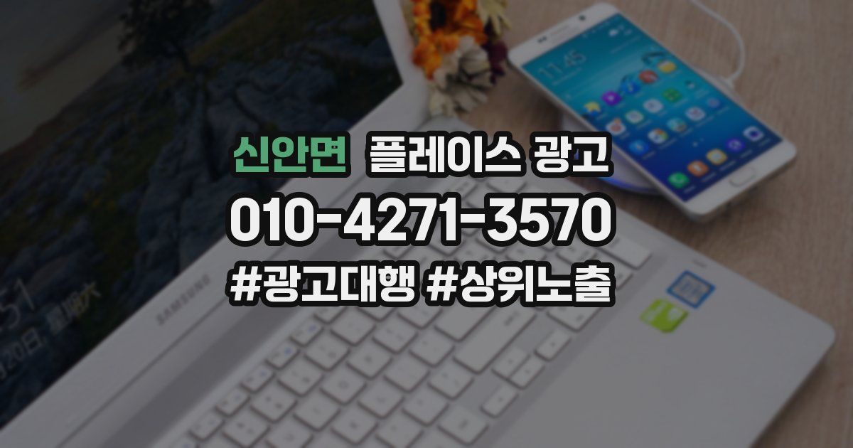 신안면 플레이스 광고