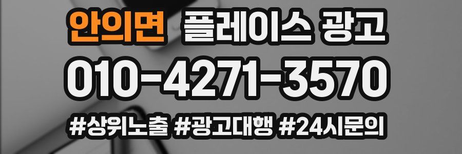 안의면 플레이스 광고