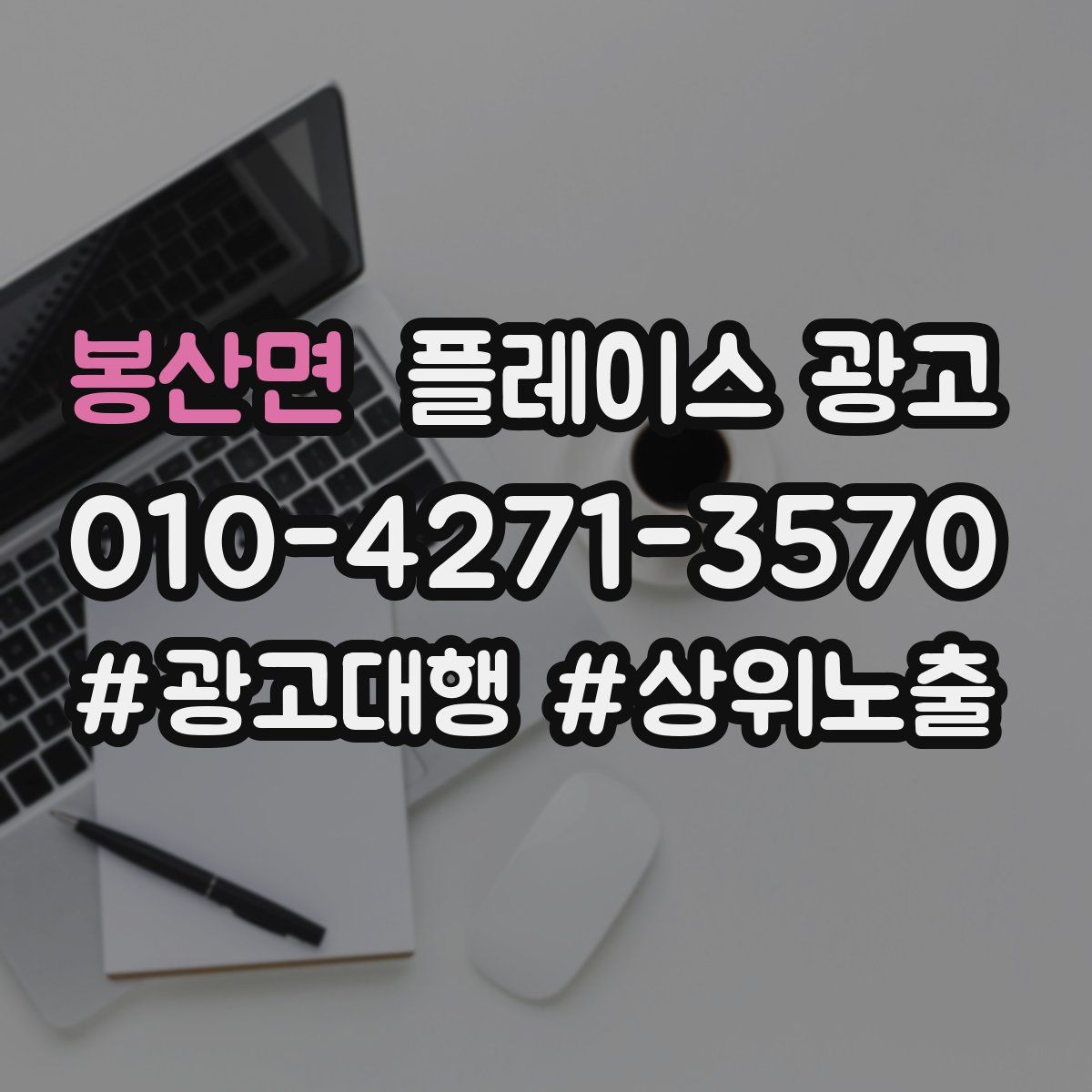 봉산면 플레이스 광고