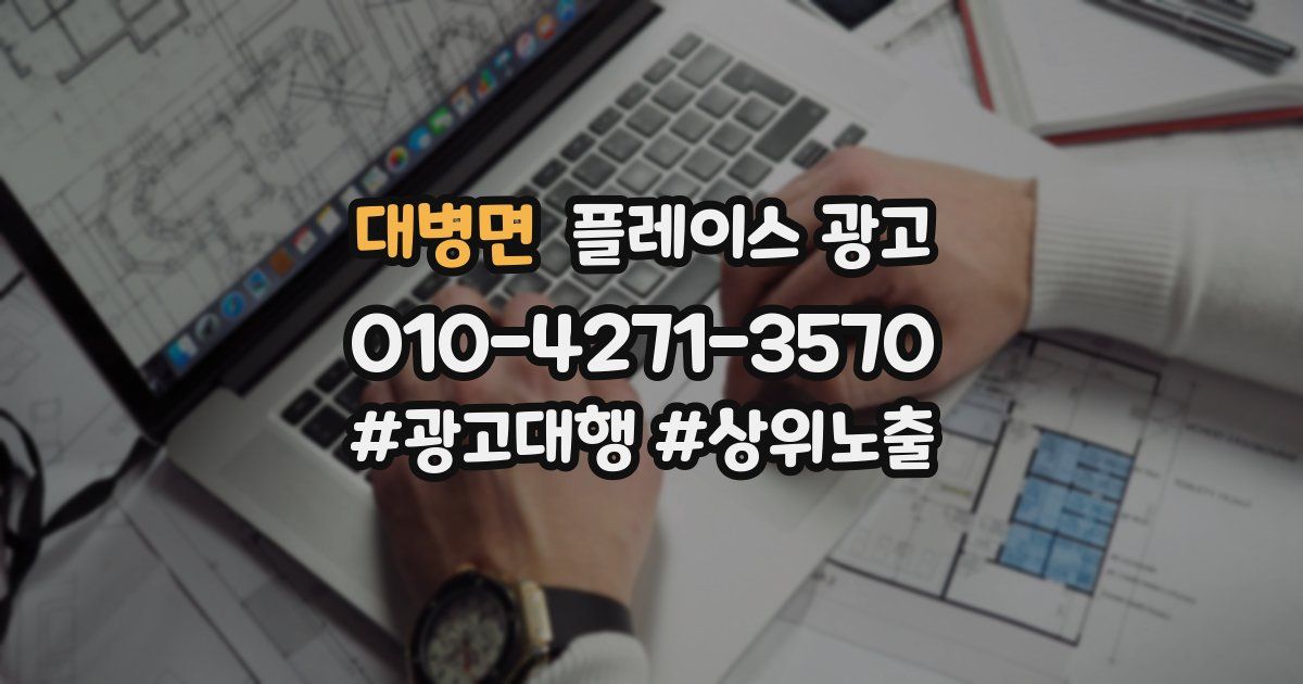 대병면 플레이스 광고