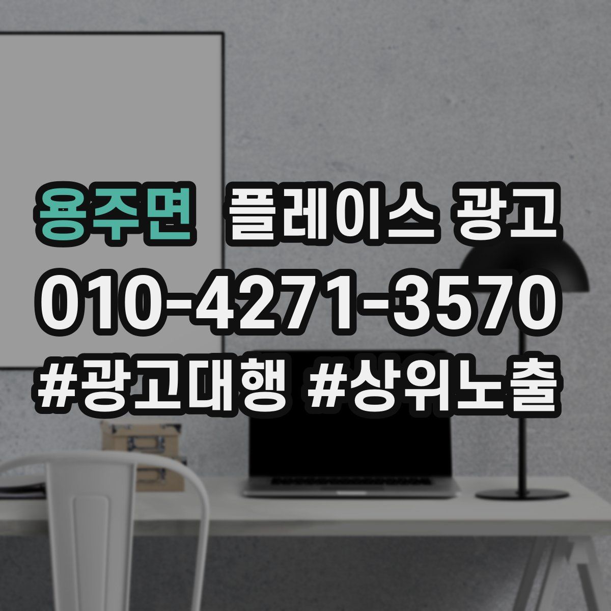용주면 플레이스 광고