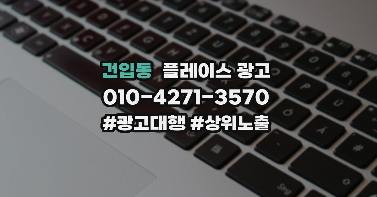 건입동 플레이스 광고