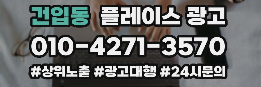 건입동 플레이스 광고