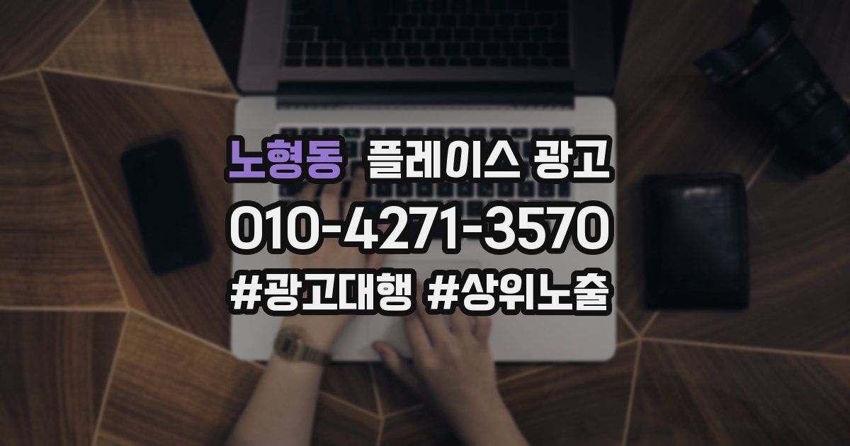 노형동 플레이스 광고