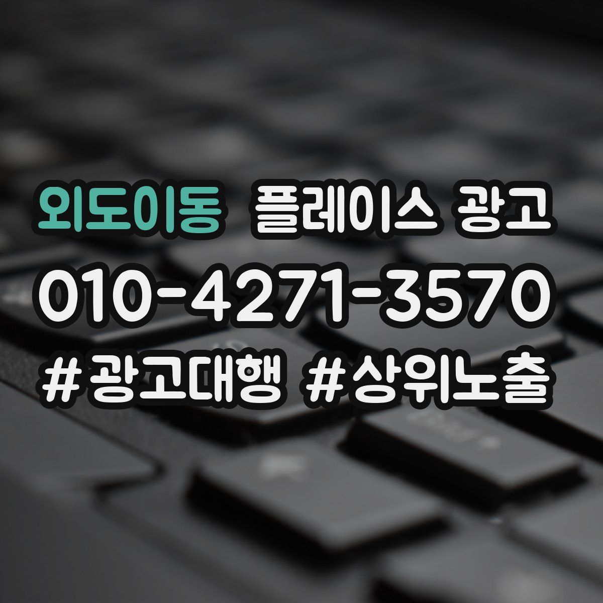 외도이동 플레이스 광고
