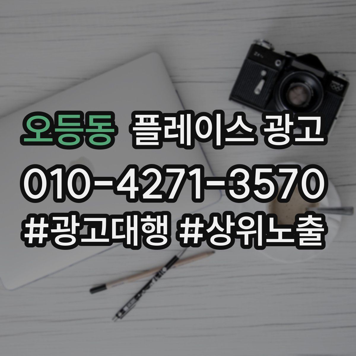 오등동 플레이스 광고