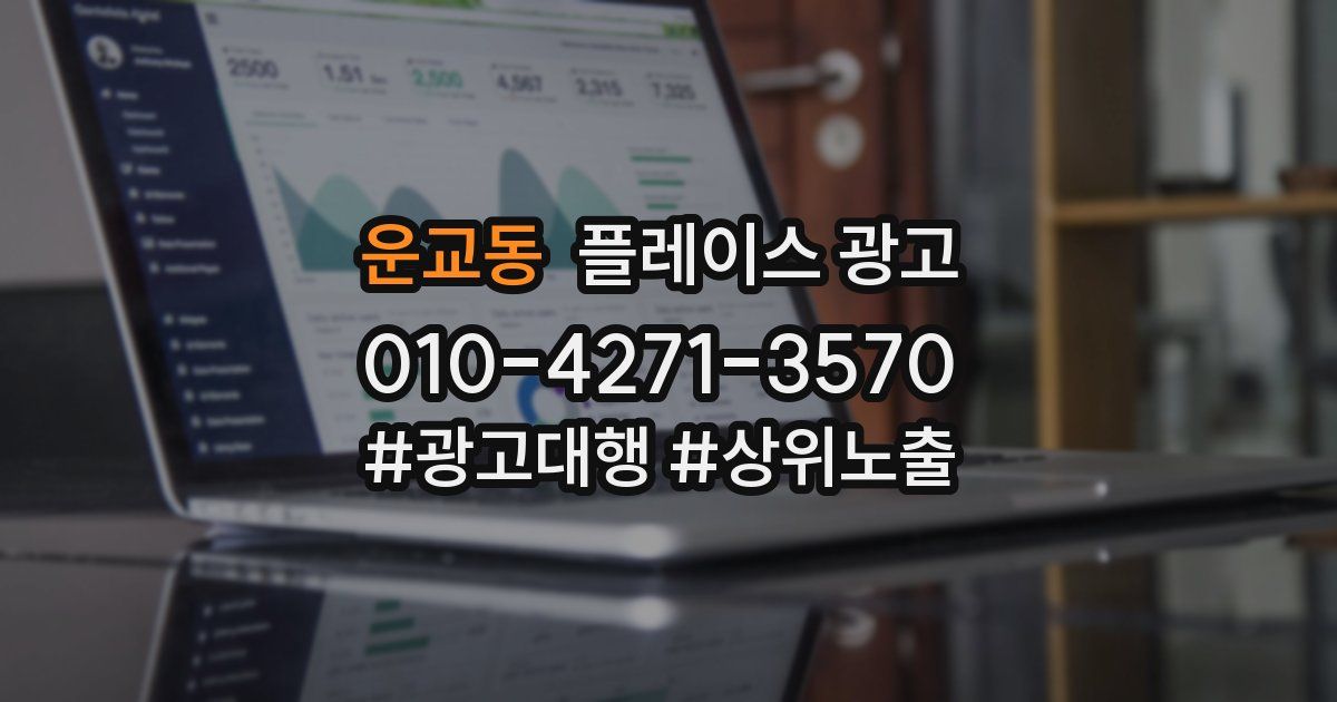 운교동 플레이스 광고