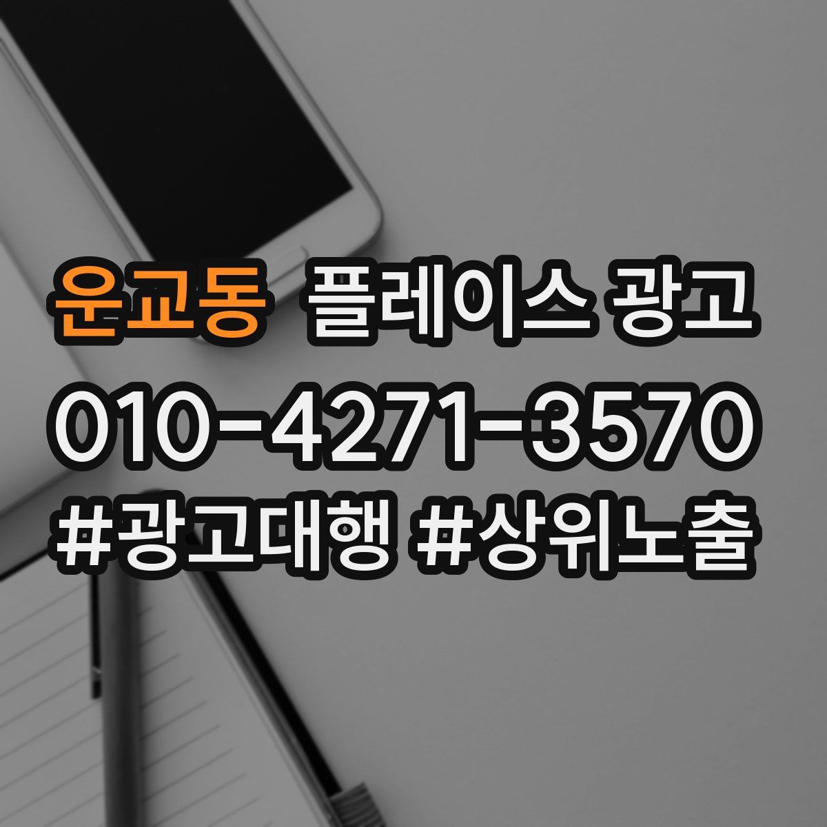 운교동 플레이스 광고