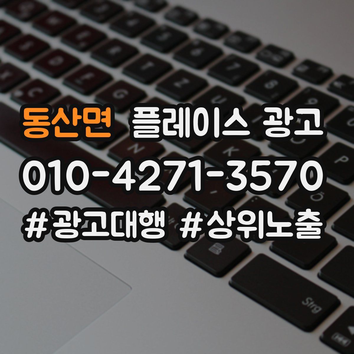 동산면 플레이스 광고