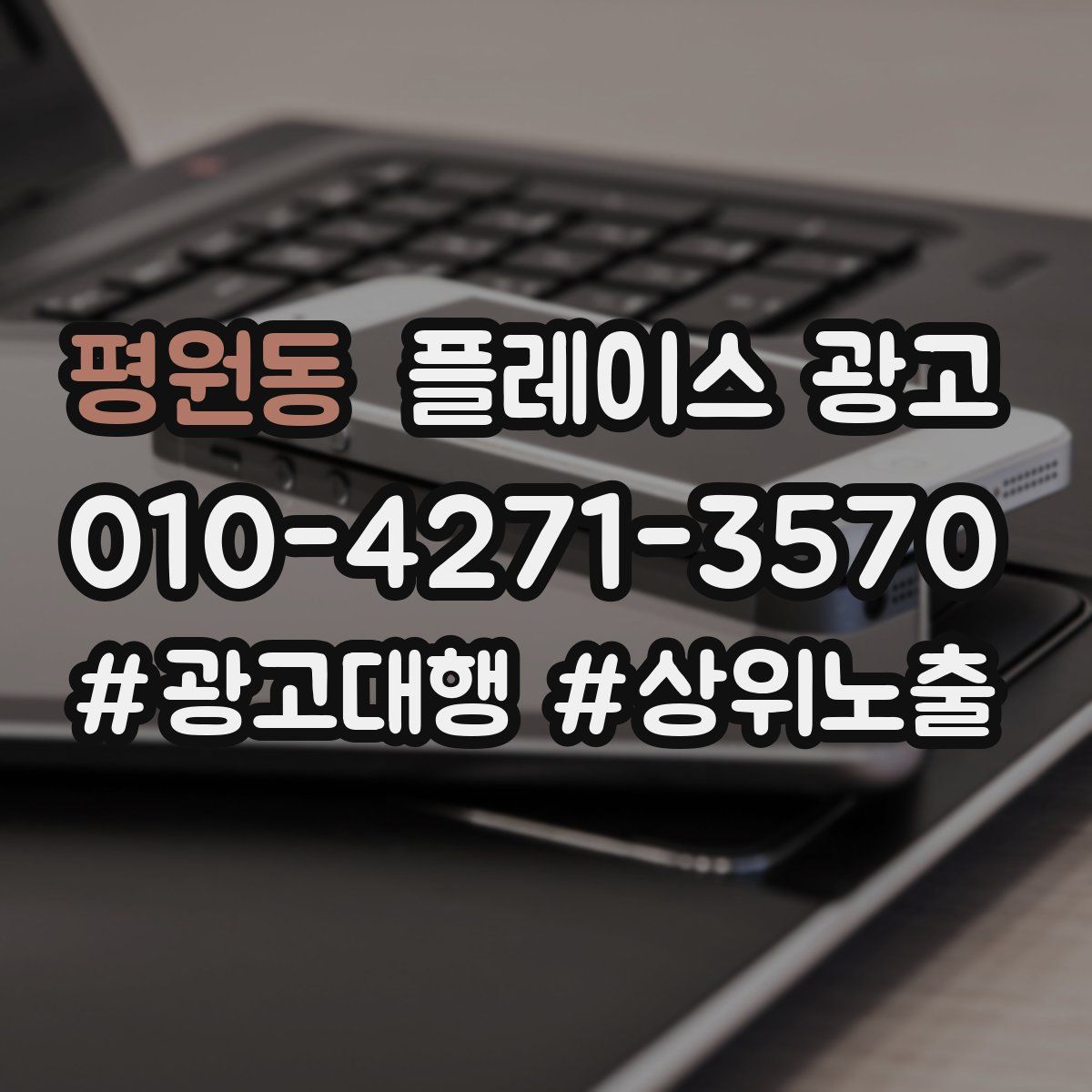 평원동 플레이스 광고