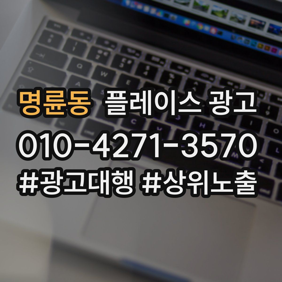 명륜동 플레이스 광고