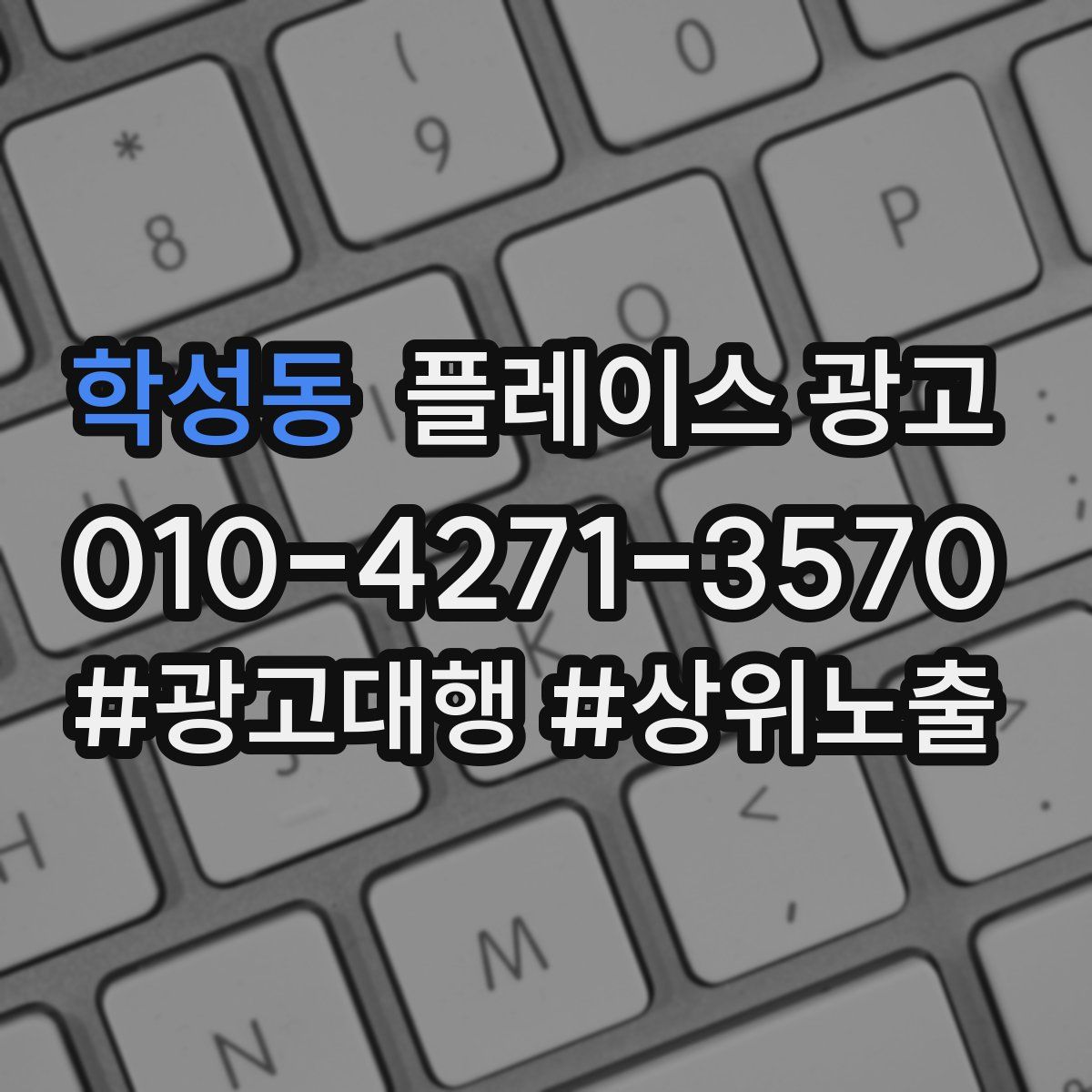 학성동 플레이스 광고