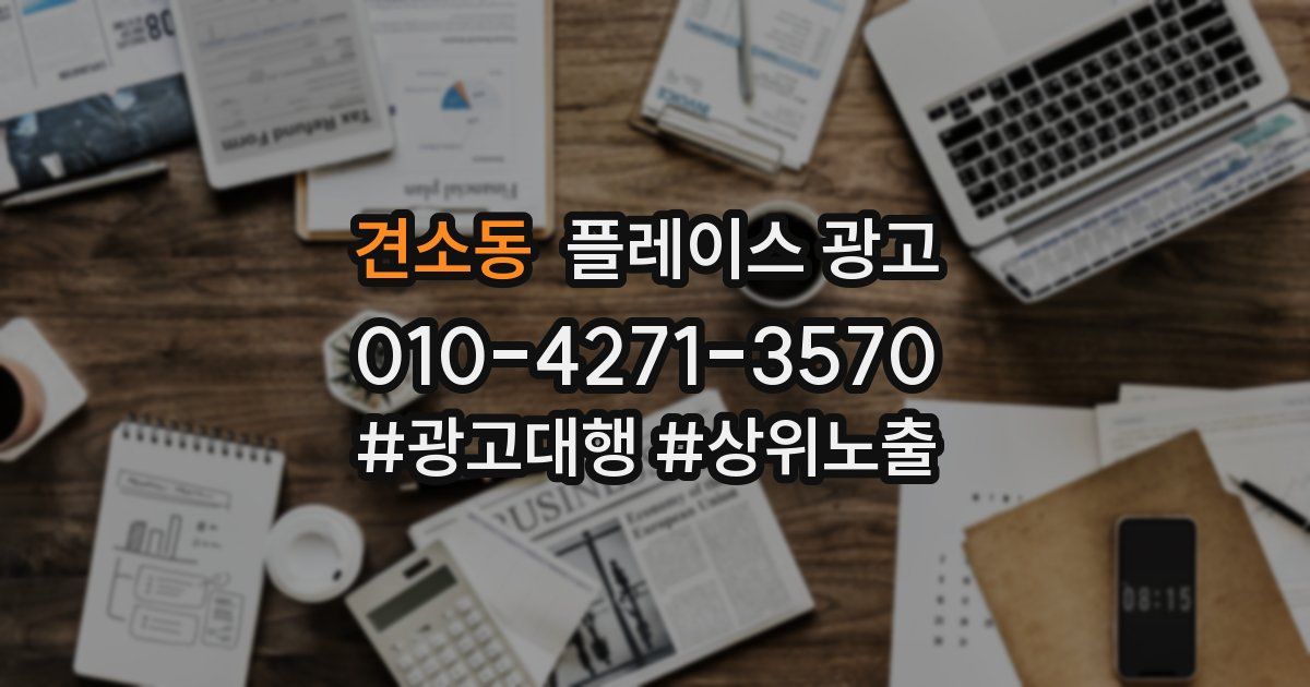 견소동 플레이스 광고