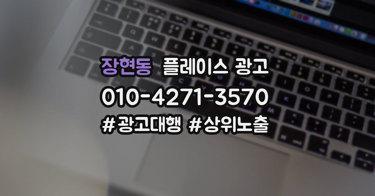 장현동 플레이스 광고