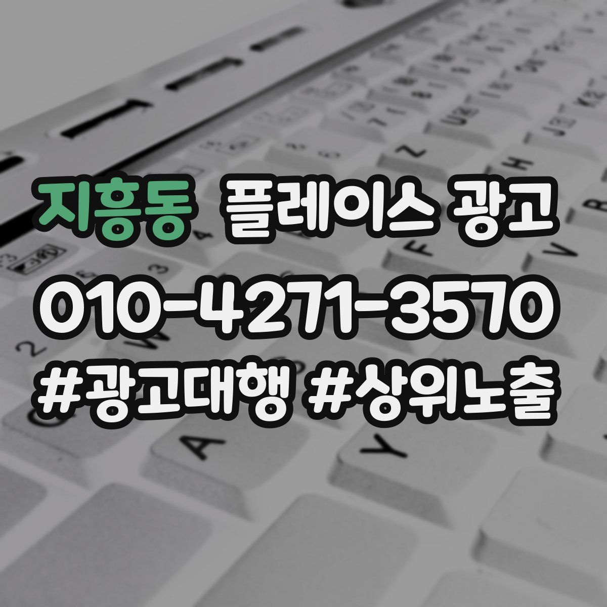지흥동 플레이스 광고