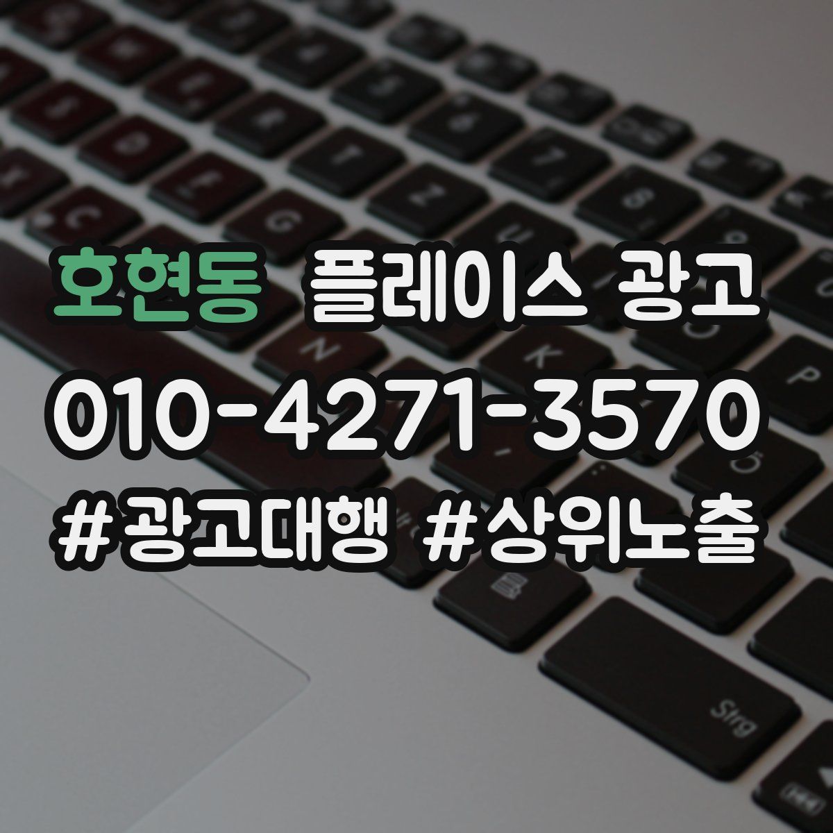 호현동 플레이스 광고
