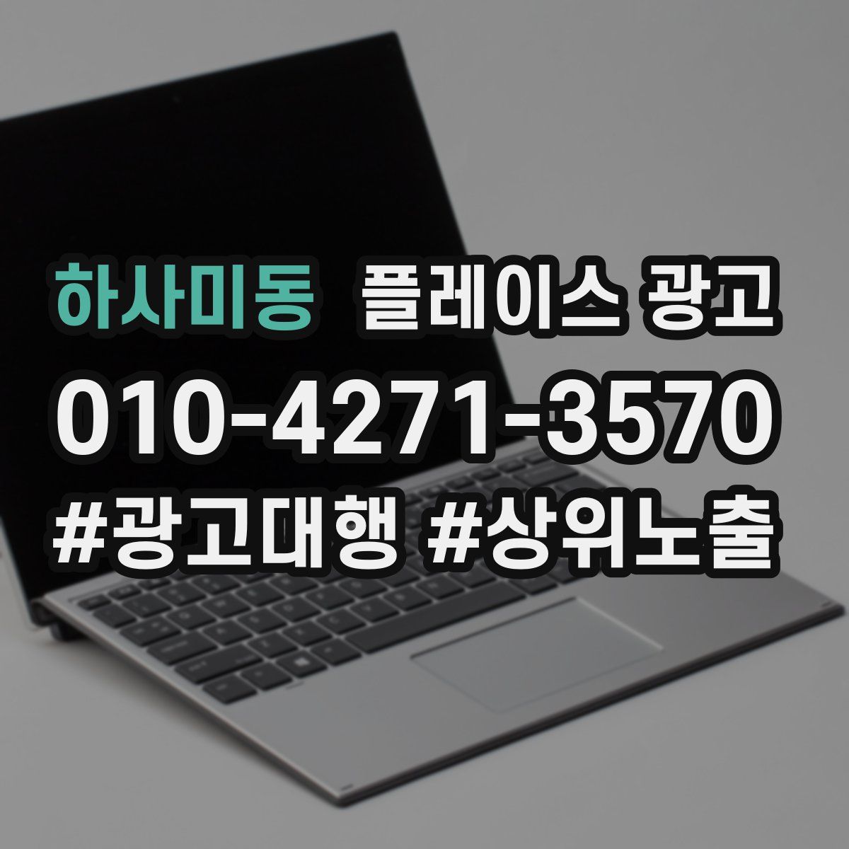 하사미동 플레이스 광고