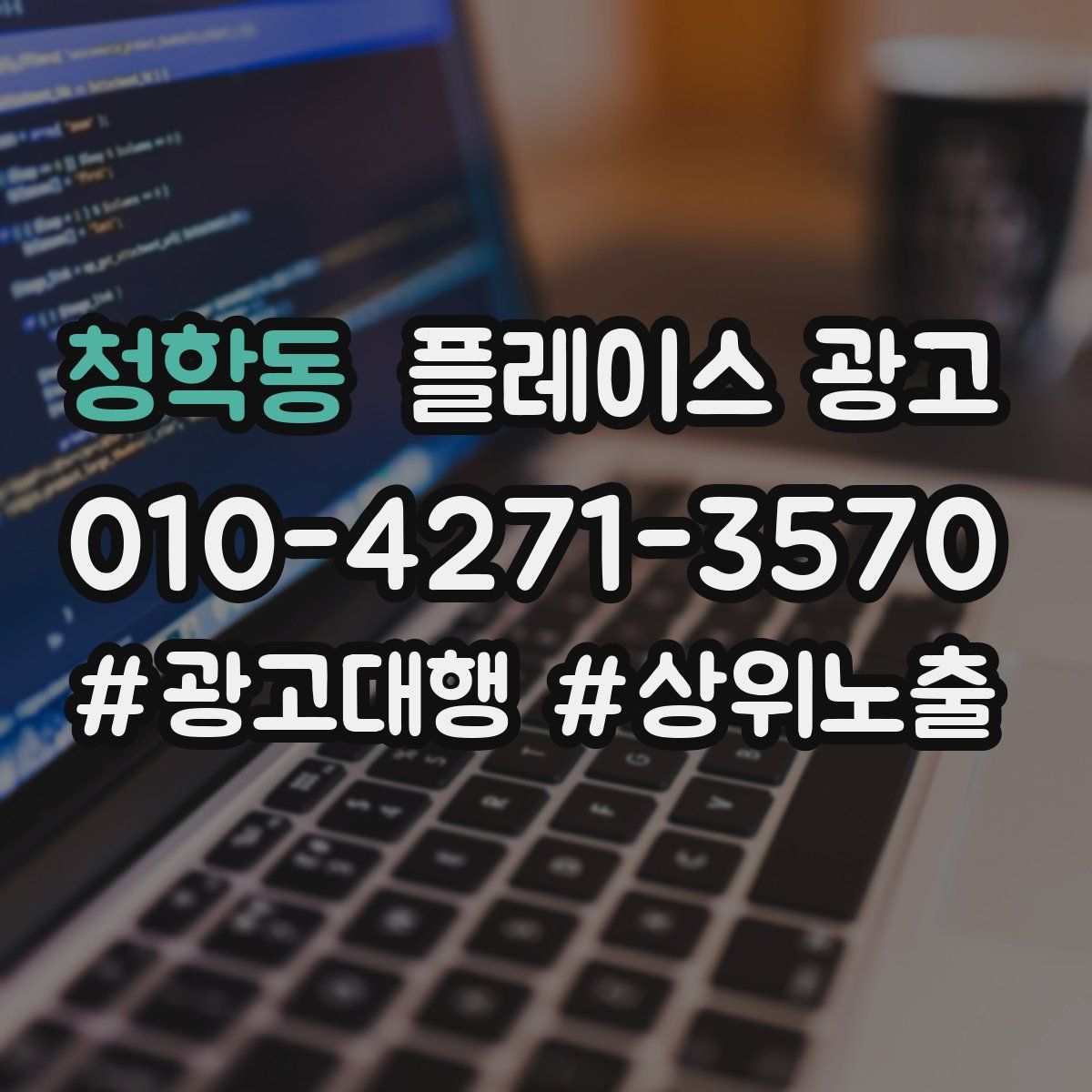 청학동 플레이스 광고