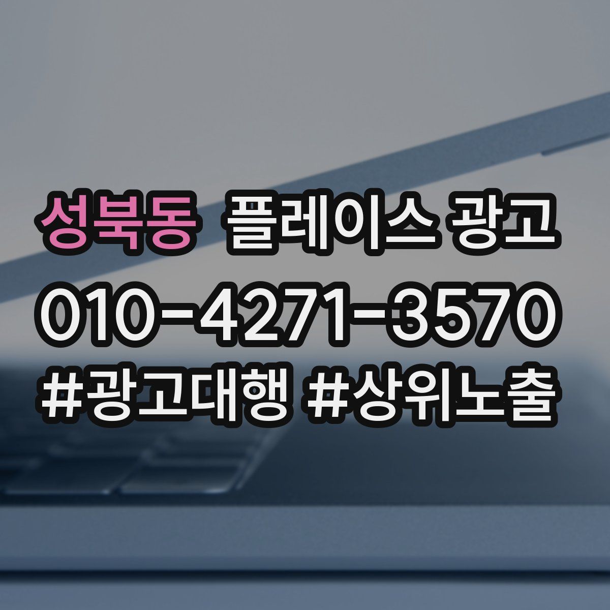 성북동 플레이스 광고