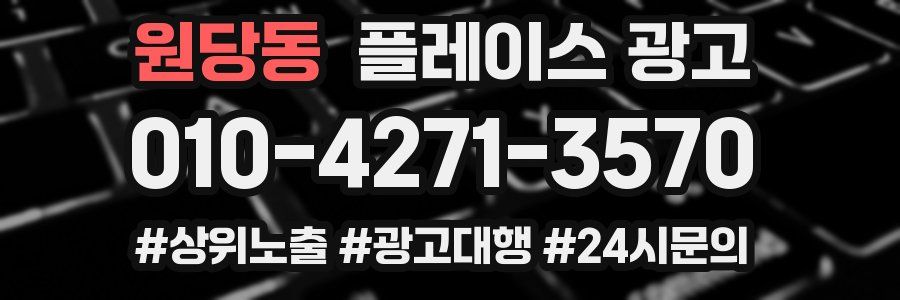 원당동 플레이스 광고
