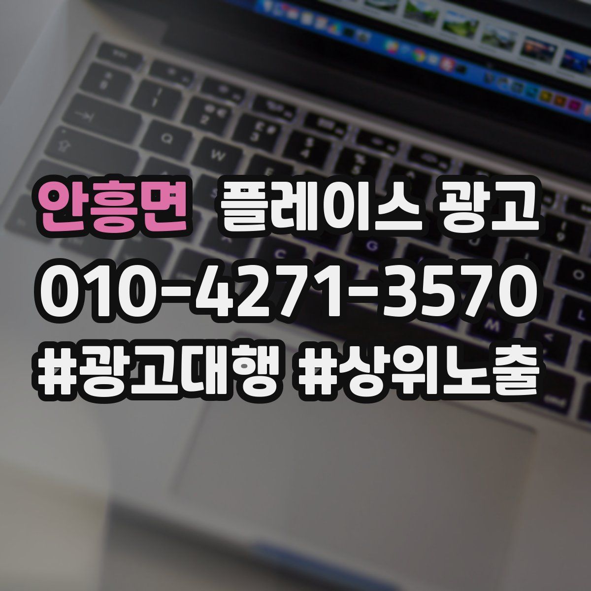 안흥면 플레이스 광고