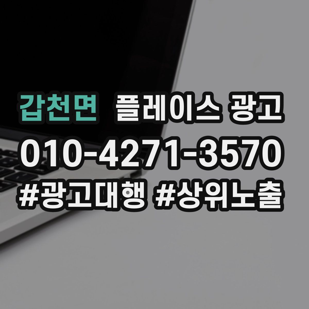 갑천면 플레이스 광고