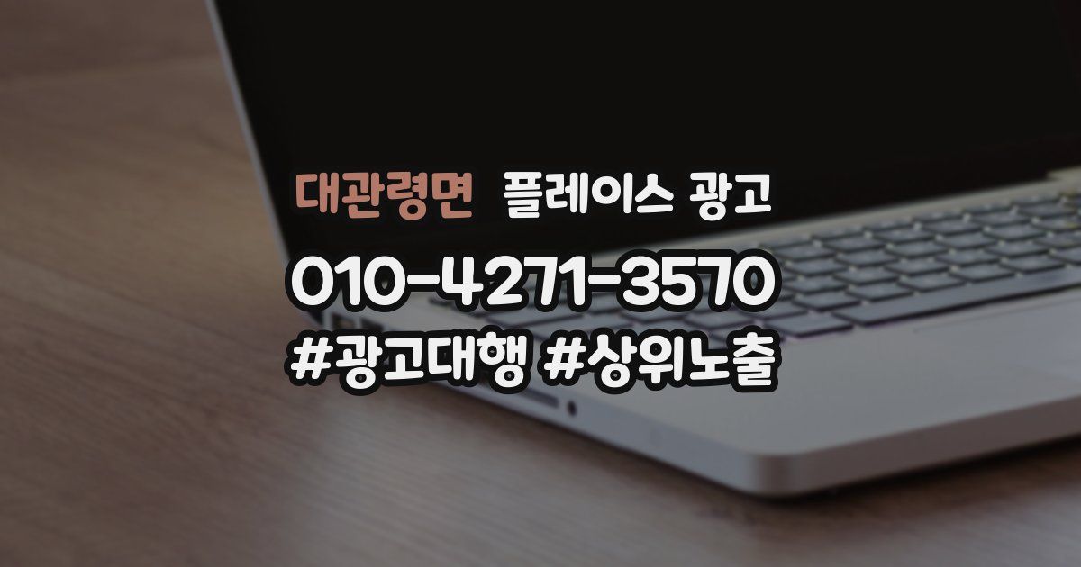 대관령면 플레이스 광고