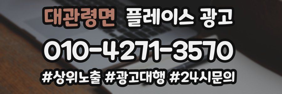 대관령면 플레이스 광고