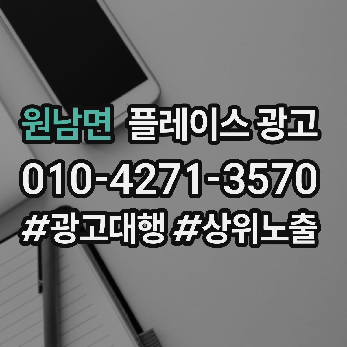 원남면 플레이스 광고
