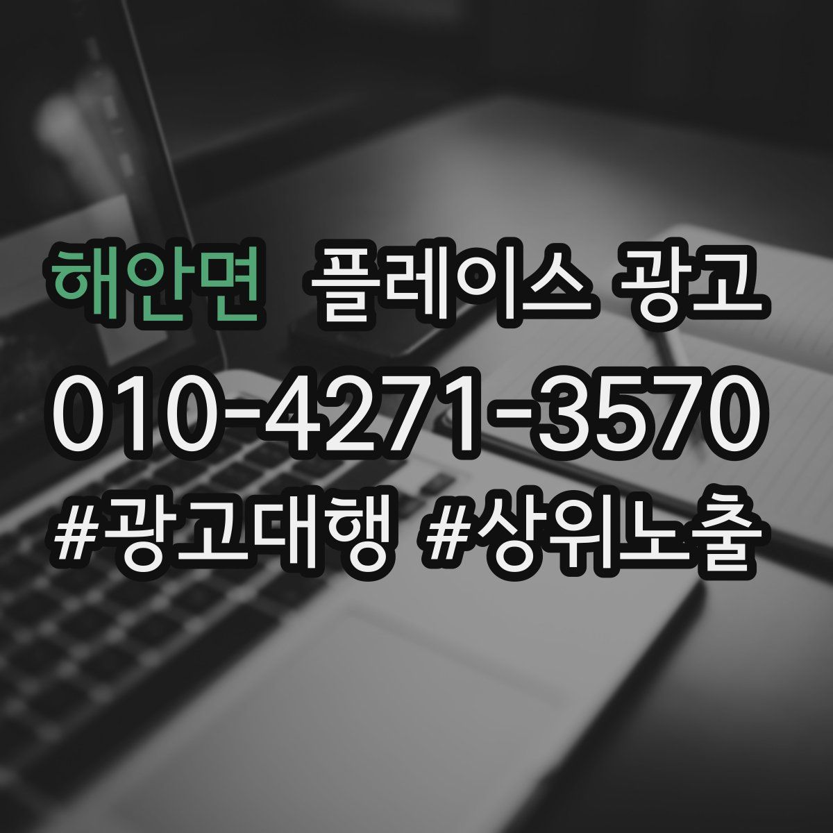 해안면 플레이스 광고