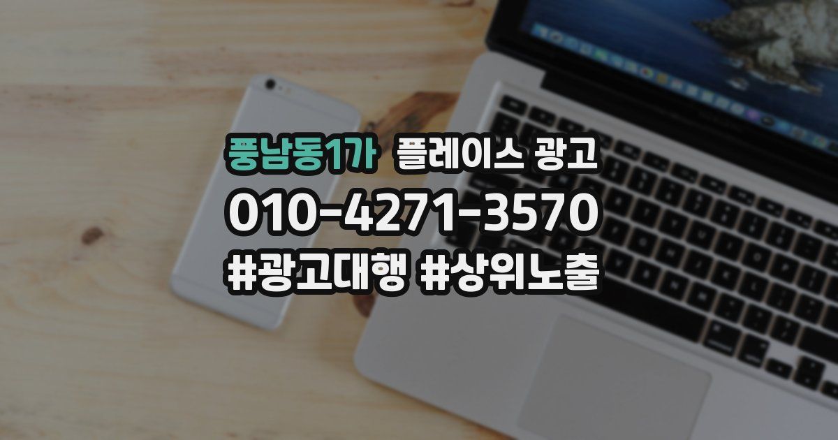 풍남동1가 플레이스 광고