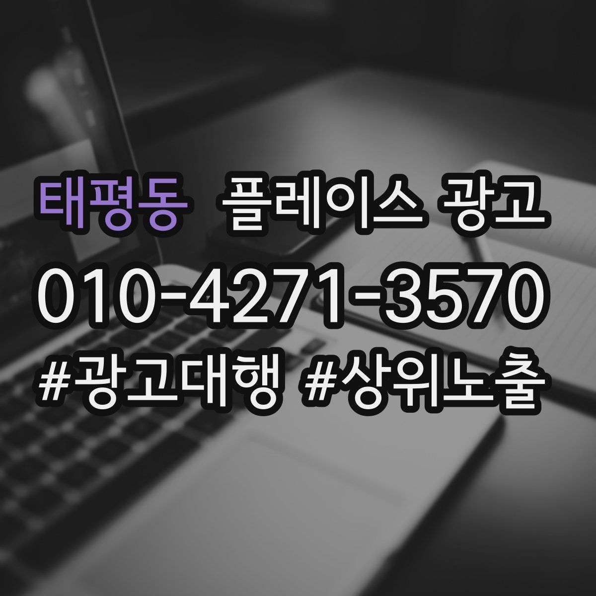 태평동 플레이스 광고