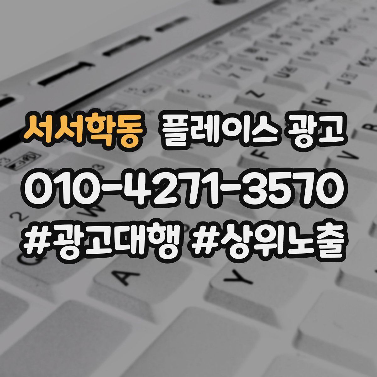 서서학동 플레이스 광고