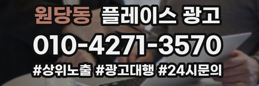 원당동 플레이스 광고