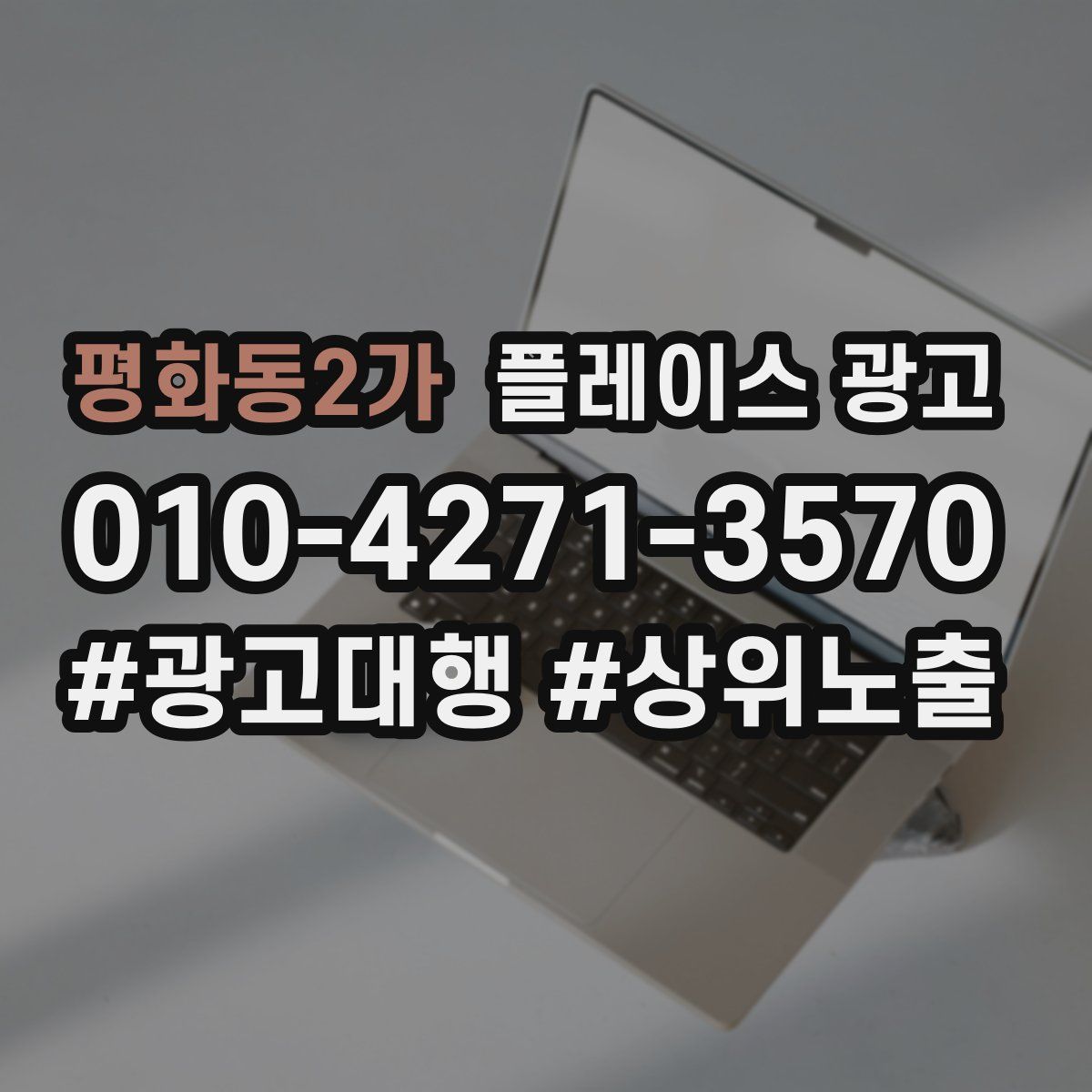 평화동2가 플레이스 광고