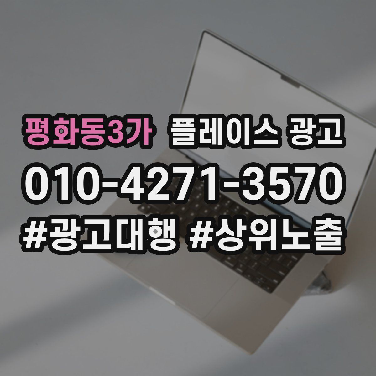 평화동3가 플레이스 광고
