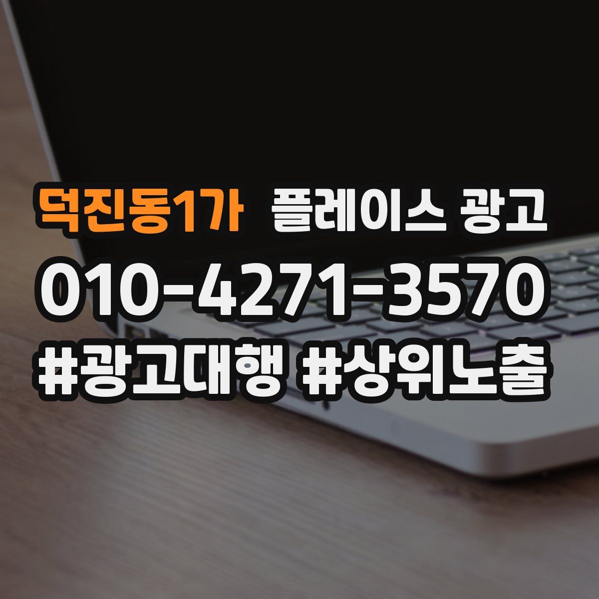 덕진동1가 플레이스 광고