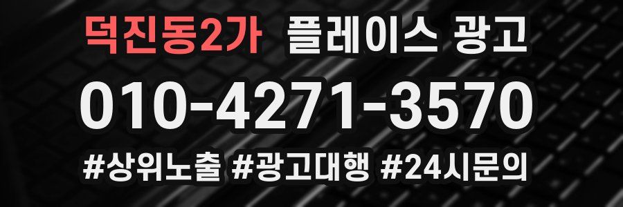 덕진동2가 플레이스 광고