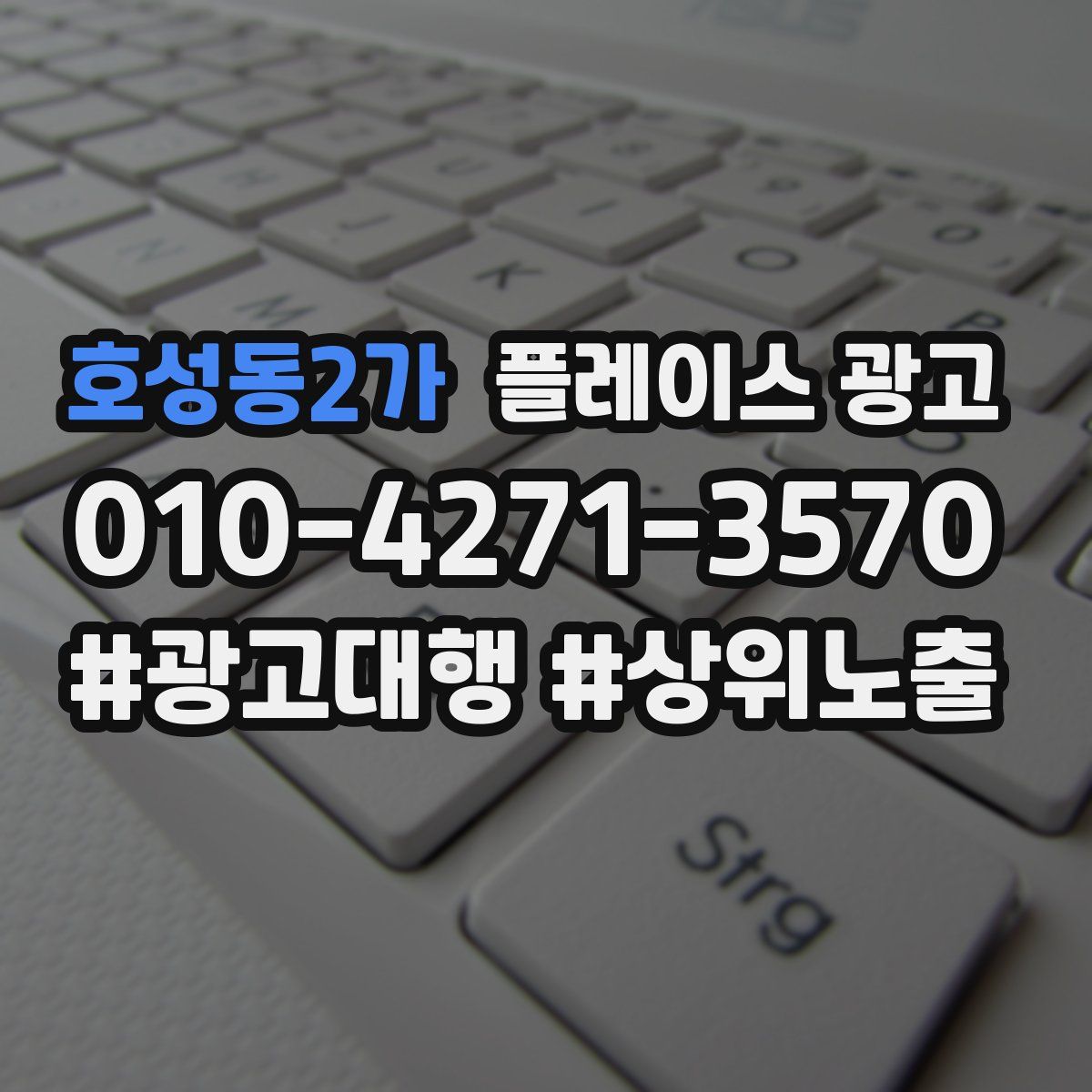 호성동2가 플레이스 광고